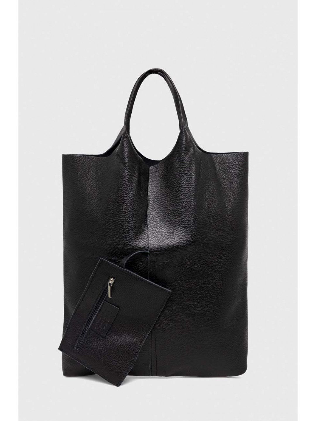 Kožená kabelka Answear LAB černá barva